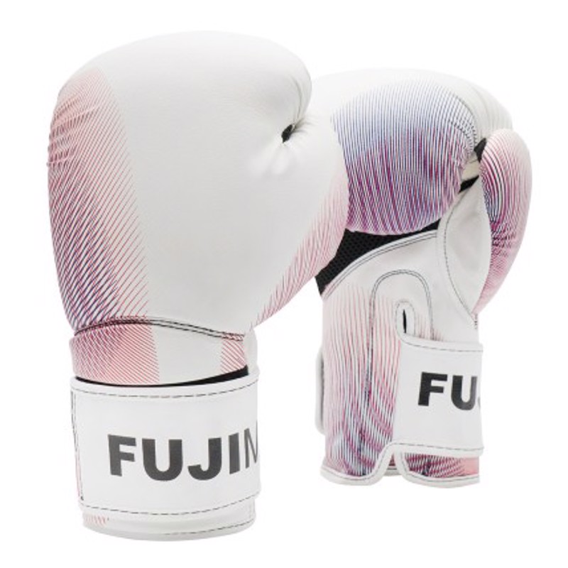 FUJIMAE Advantage 2 Primeskin Boxing Gloves-white/blue